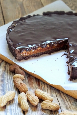 tarta orzechowa a'la snickers