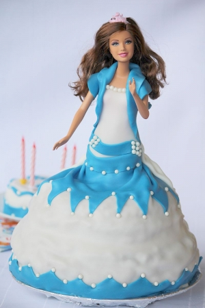 Tort lalka Barbie