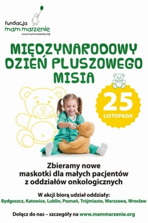 Dzień Pluszowego Misia - zbieramy maskotki