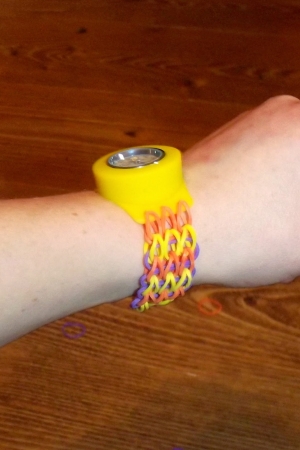 Weekend z Rainbow Loom - Zegarek Loomey Time