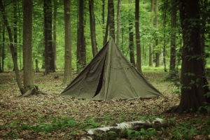 Namiot z pałatki