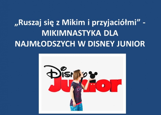 Mikimnastyka dla najmłodszych w Disney Junior