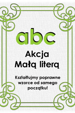 Akcja Małą Literą! By na rynku były poprawne klocki!