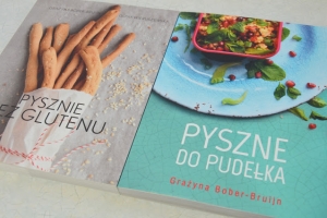 Pyszne książki kucharskie Grażyny Bober-Bruijn.