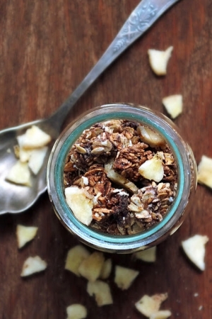 granola bananowa