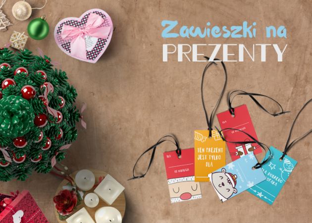 DIY zawieszki do prezentów -12 grafik do pobrania.