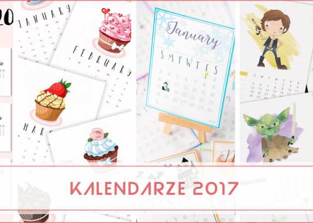 15 darmowych kalendarzy do druku na 2017 rok.